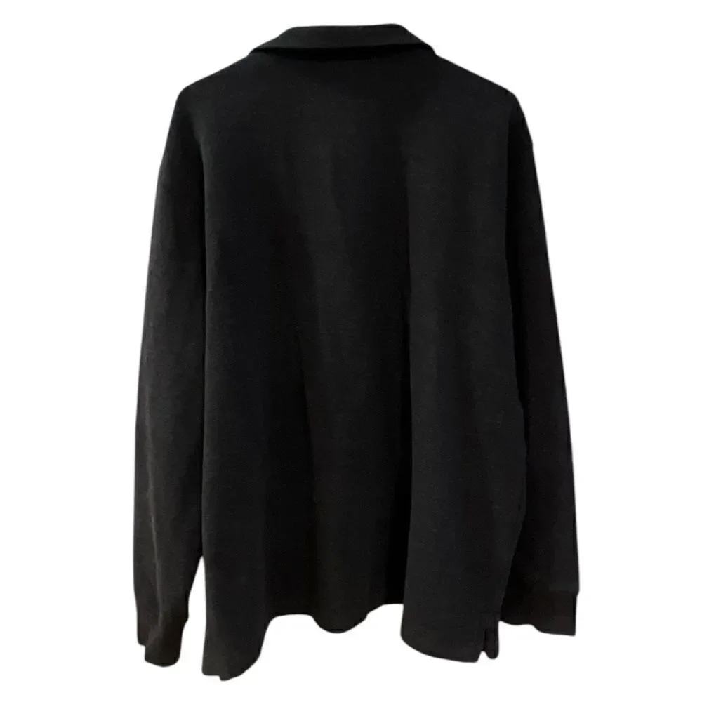 POLO Ralph Lauren Estate Rib Mockneck Pullover in Polo Black Size XXL